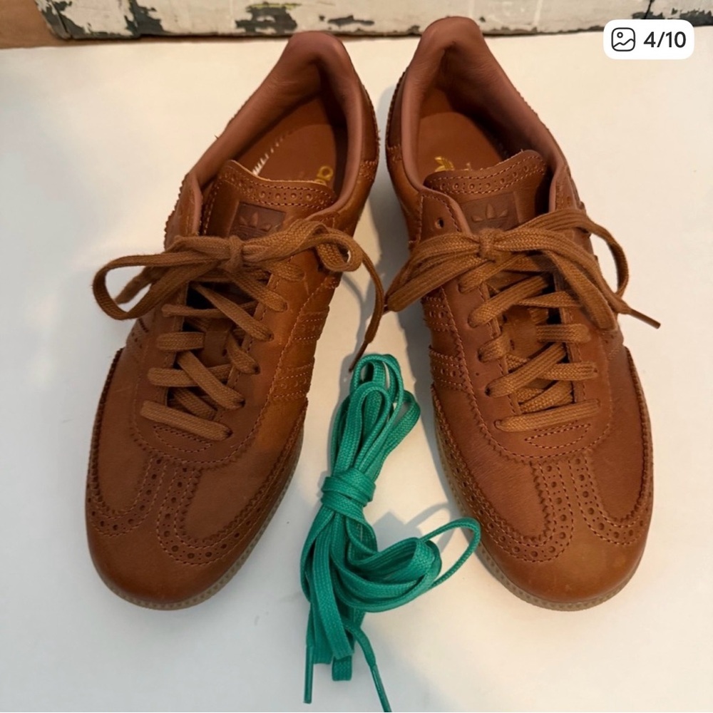 Adidas Samba Brogue leather sneakers